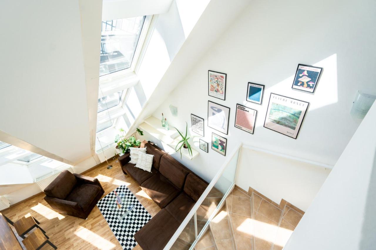 Unique Maisonette Apartment Gasometer 12Th Floor Viena Exterior foto